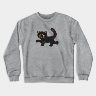 sneaky kitty Crewneck Sweatshirt